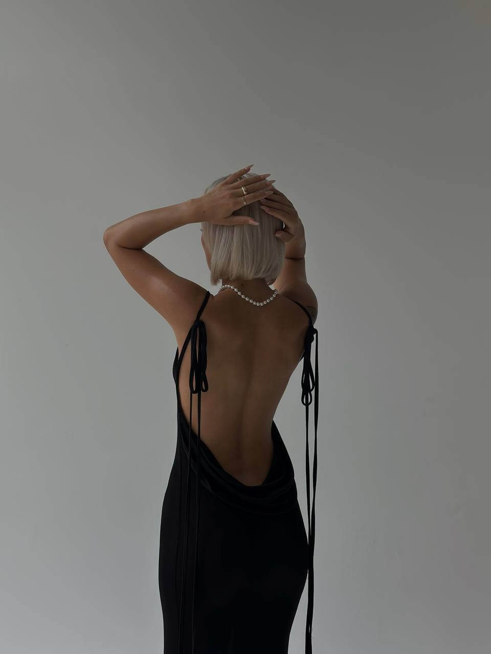Women's Backless Dress - Elegant and Stylish Design