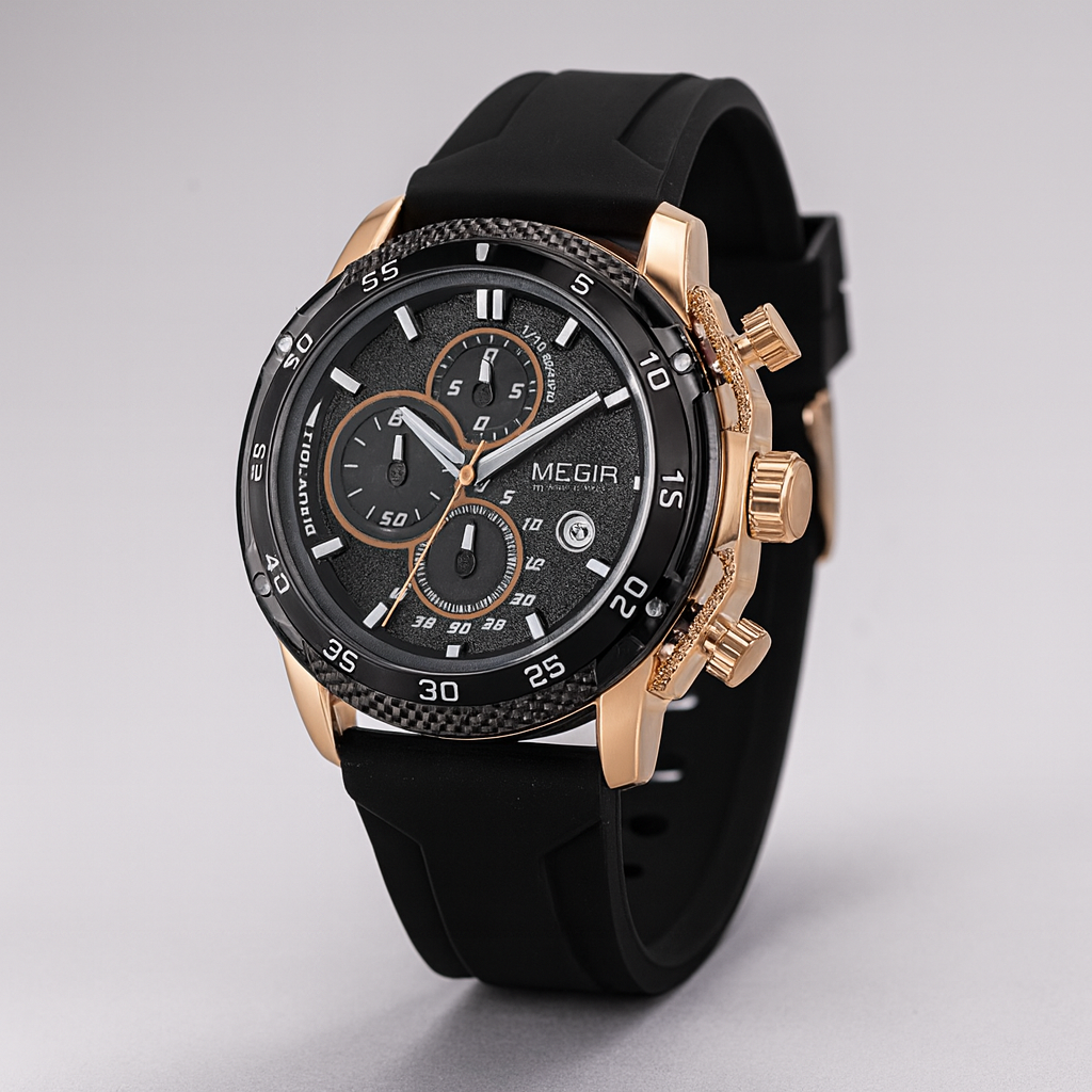 Chronomaster Luxury Timepiece Black Copper
