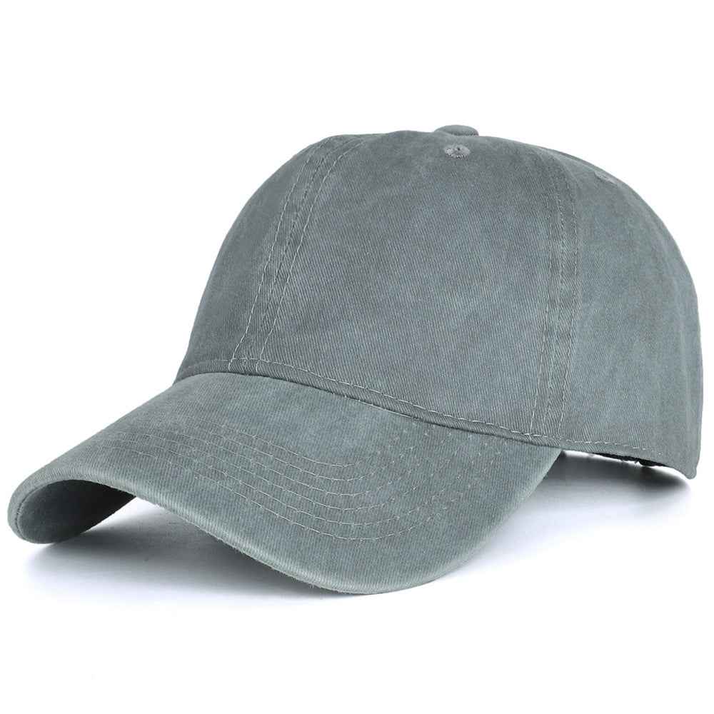 Washed Baseball Caps for Men & Women - Effortless Style for Every Adventure Grey