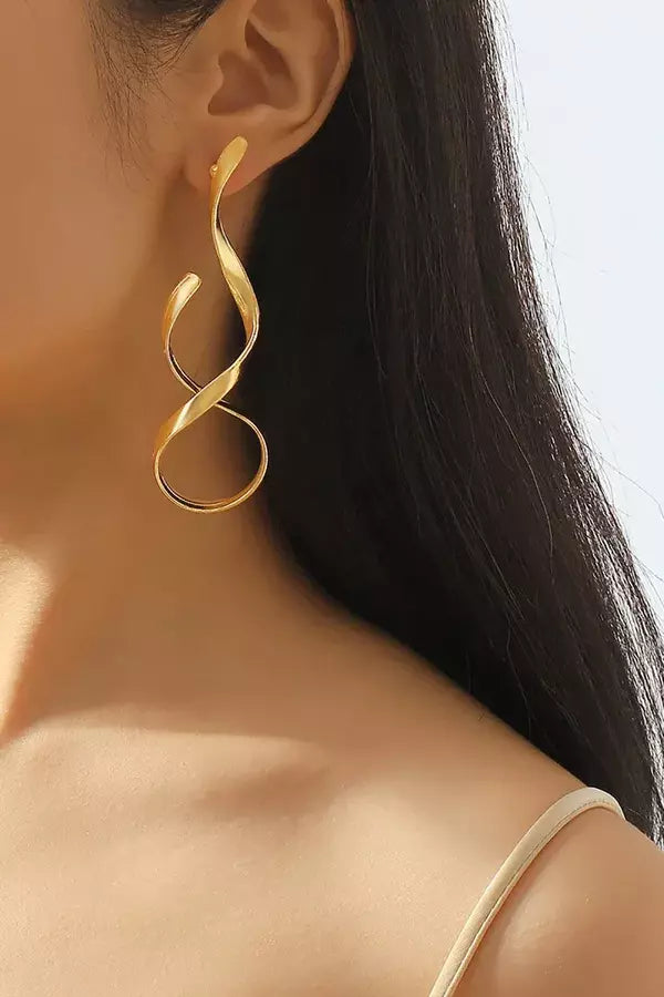 Eda | Women's Elegant Stainless Steel Teardrop Earrings