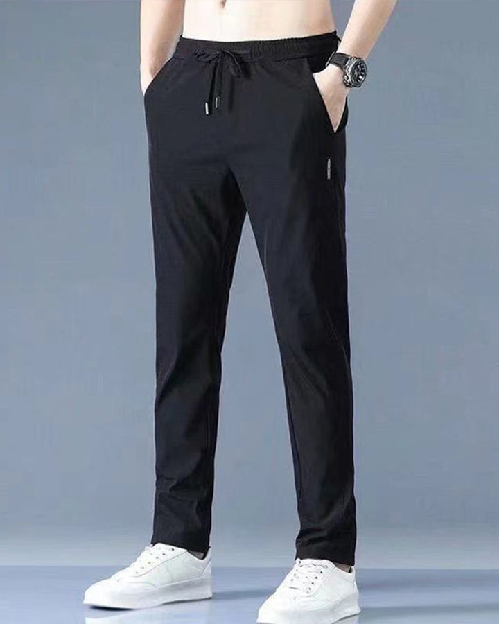 Men's Comfortable Casual Trousers Black