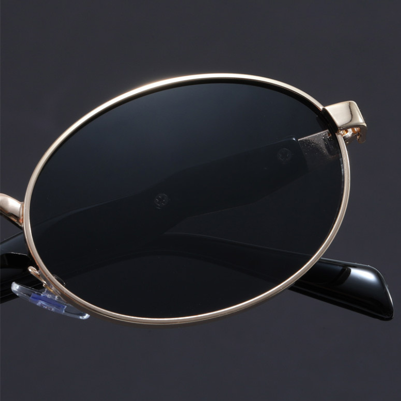 Vintage-Inspired Gold Sunglasses