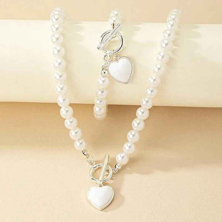 Elegant Pearl Jewelry Set