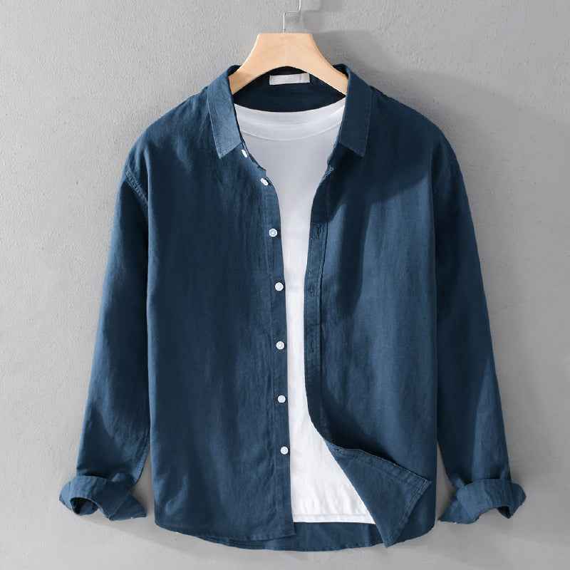 Men's Relaxed Fit Shirt - Comfortable and Stylish Navy