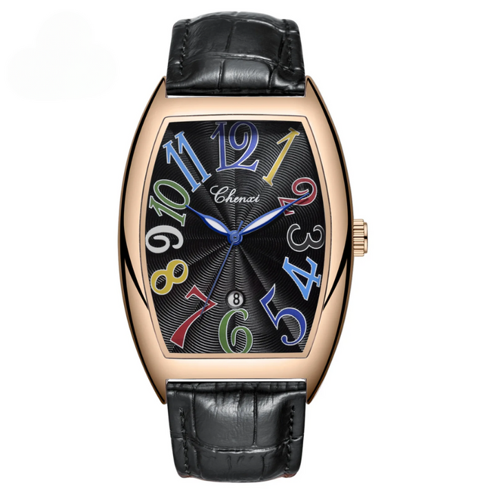 Elegant Leather Timepiece