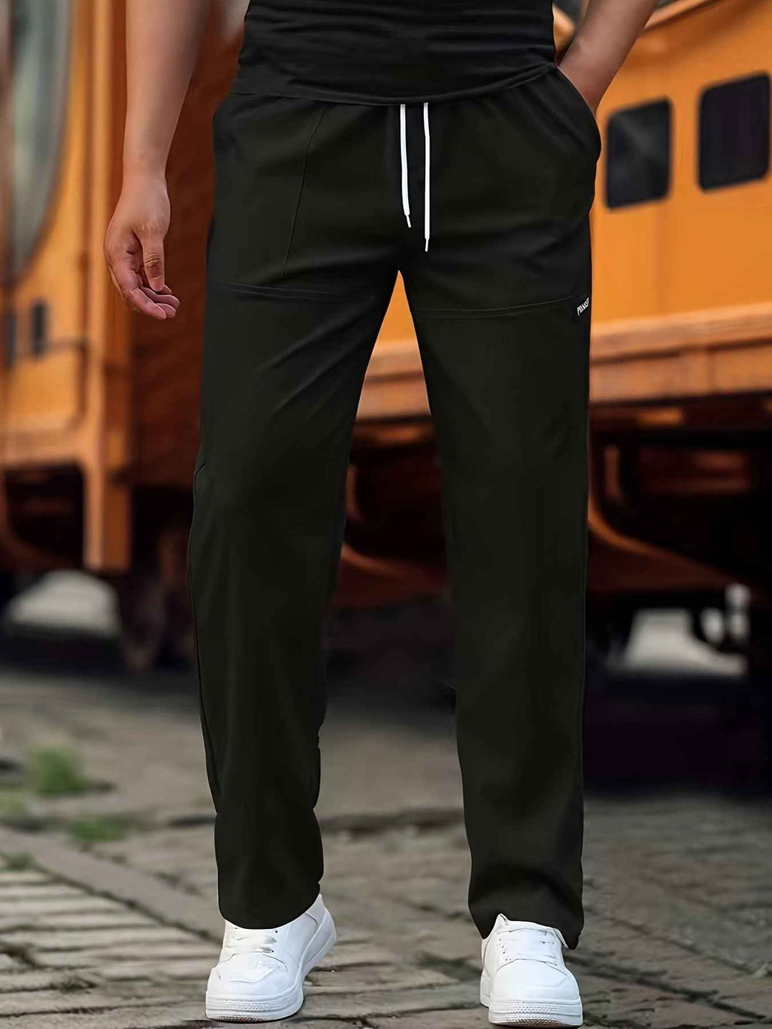 Men's Comfortable & Stylish Jogging Pants for Everyday Wear Zwart