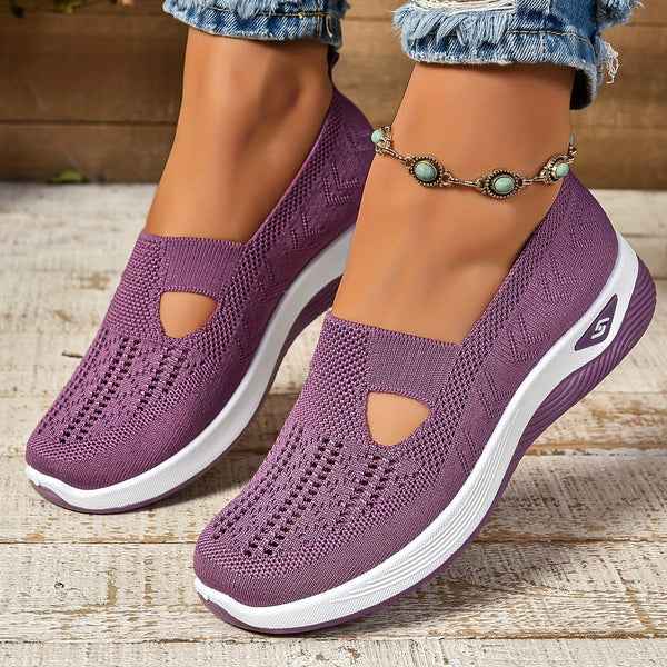 Soleil | Lightweight Slip-On Shoes Violet