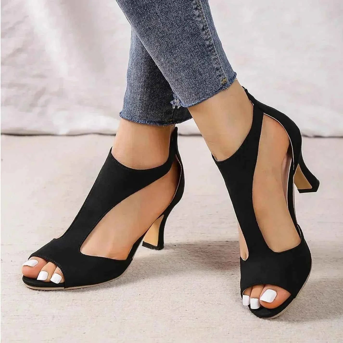 Women's Elegant and Comfortable Shoes Black
