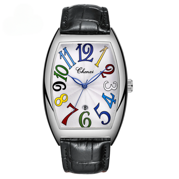 Elegant Leather Timepiece