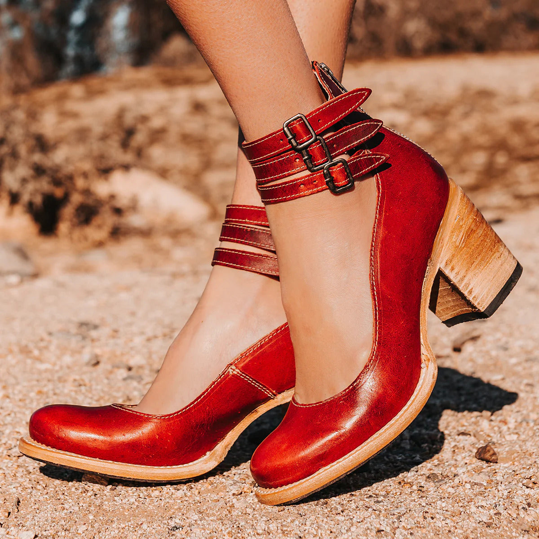 Naturéva | Elegant and Comfortable Sandals Red (Almost Sold Out)