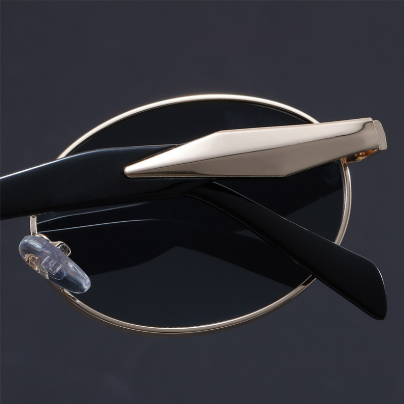 Vintage-Inspired Gold Sunglasses