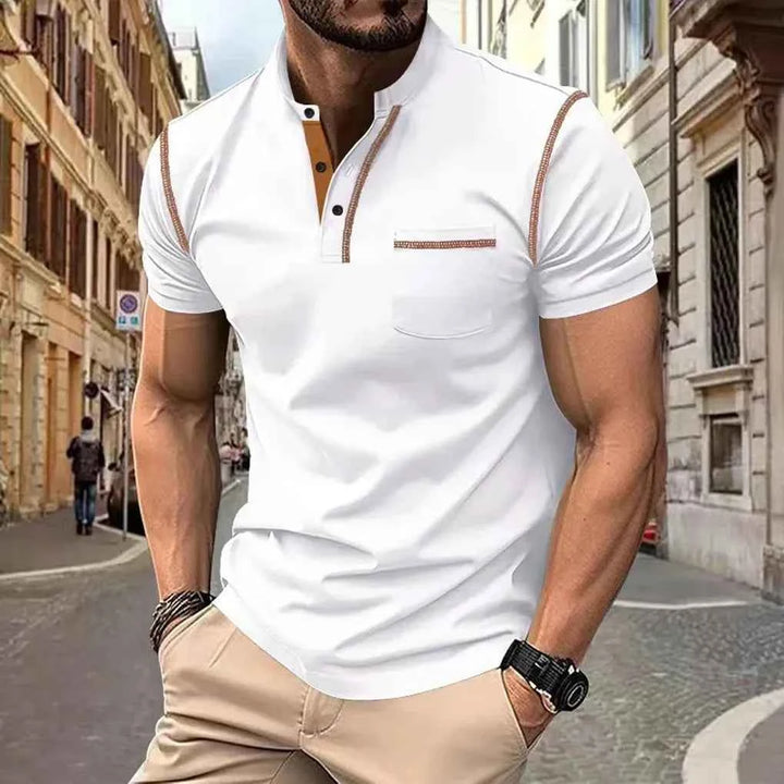 Men's Elegant Polo Shirt – Perfect Style for Any Occasion White