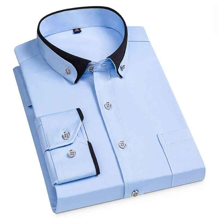 Men's Wrinkle-Free Shirt Light Blue