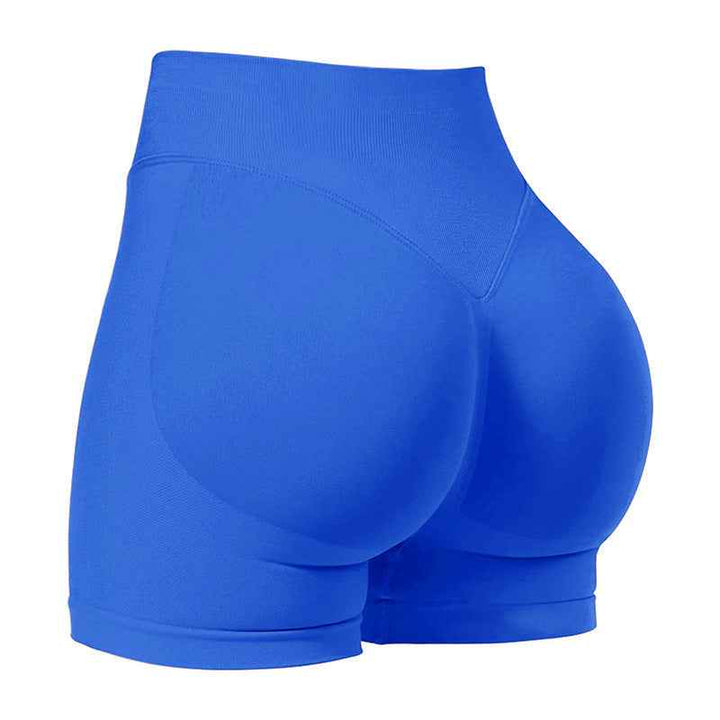 Women's High Waist Seamless Yoga Shorts for Sports and Fitness