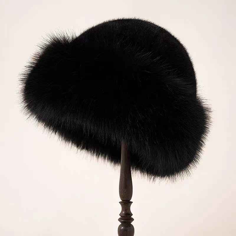 Fashion Personality Ladies Mongolian Cap Black