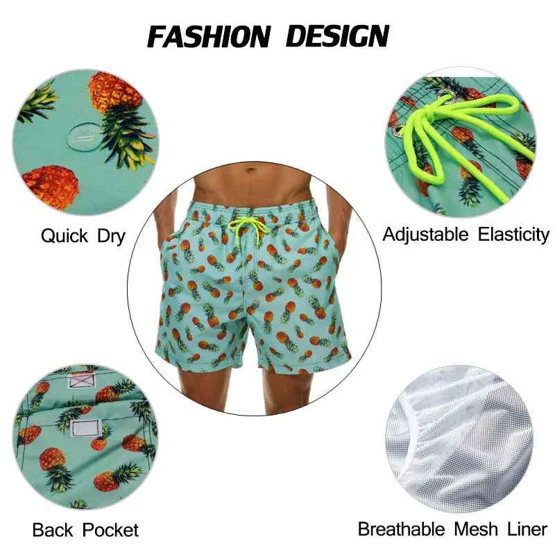 Men's Quick Dry Swimming Shorts - Everett Style