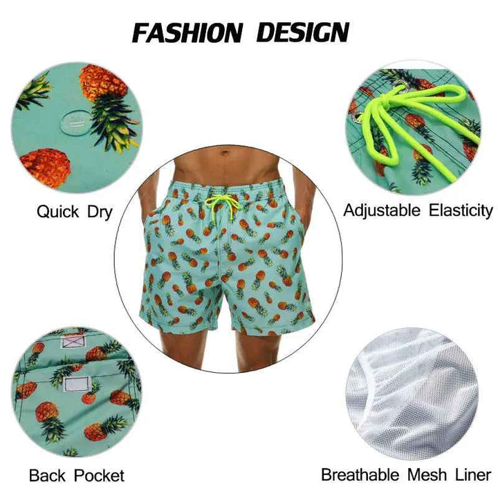 Men's Quick Dry Swimming Shorts - Everett Style