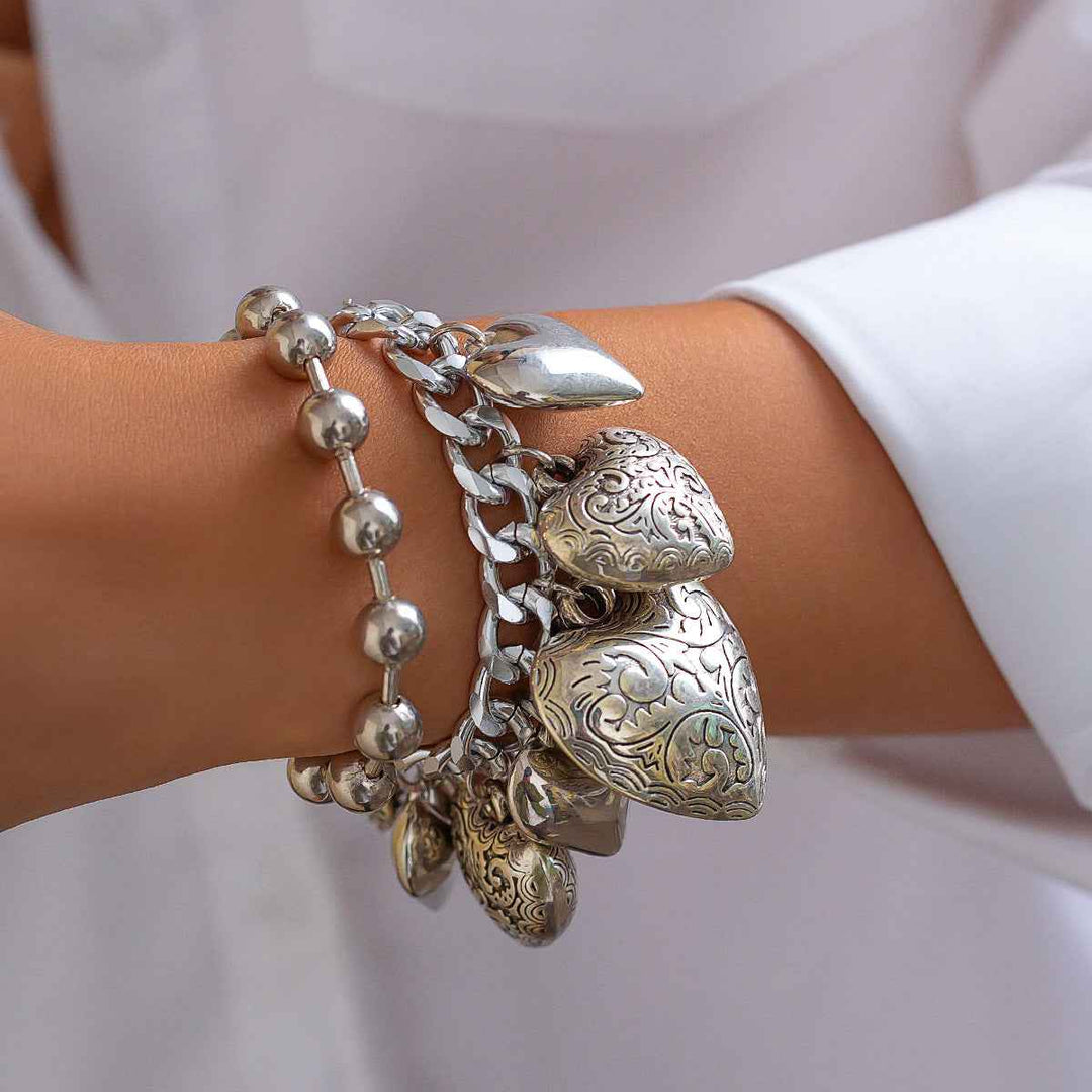 Classic Heart Jewelry Set