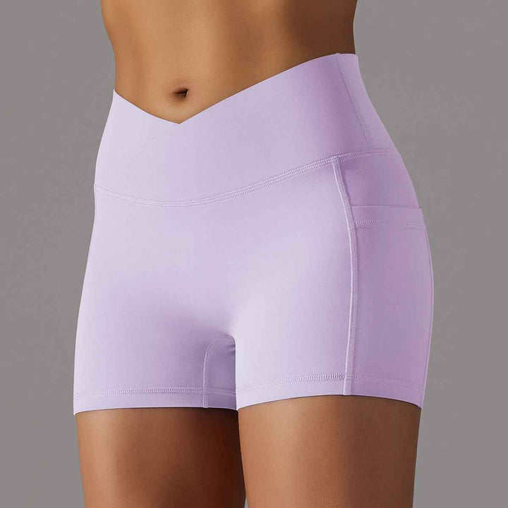 Women's Yoga Shorts with Phone Pocket for Fitness and Sports