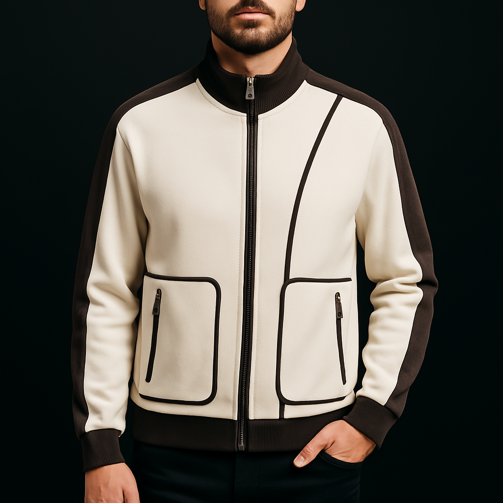 Men's Street Zip Hoodie White