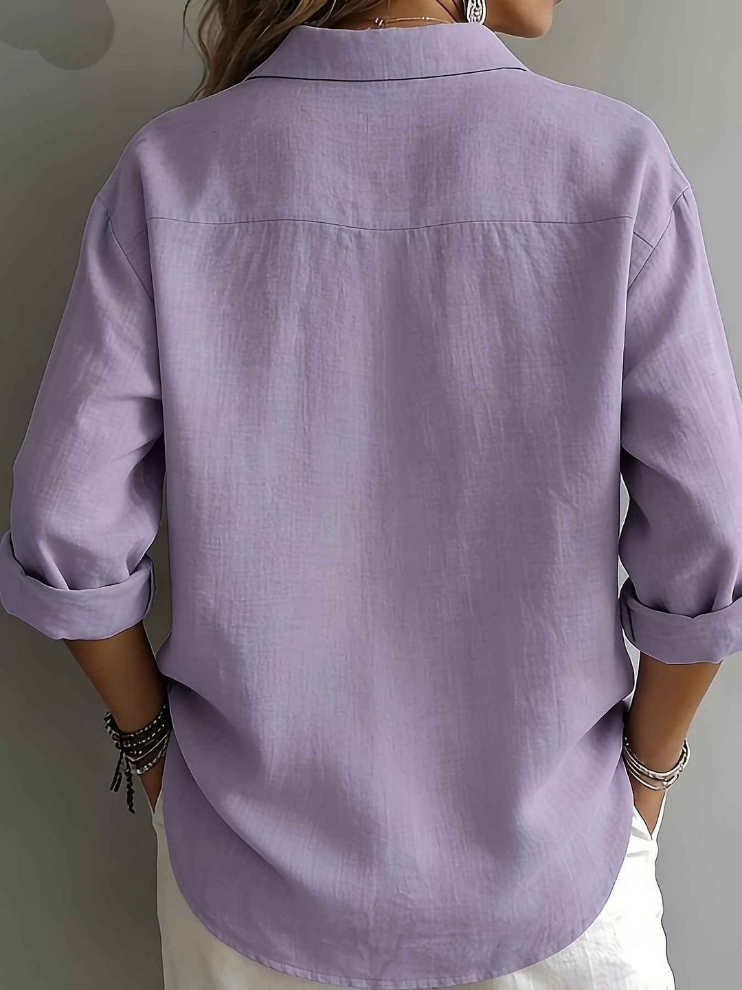 Women's Relaxed Collared Blouse