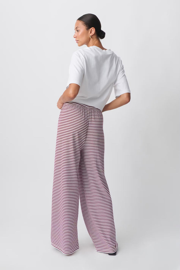 Milly | Women's Comfortable Striped Lounge Pants with Low Waist