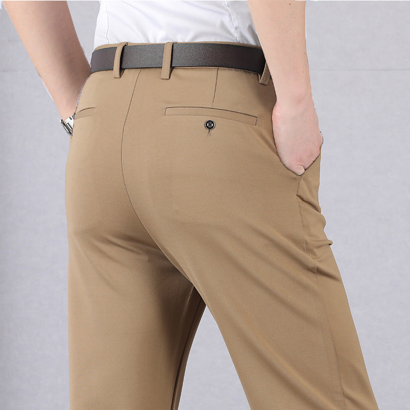 Men's Stretch Waterproof Non-Iron Pants Brown