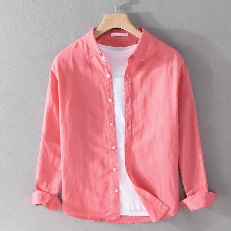 Men's Relaxed Fit Shirt - Comfortable and Stylish Red