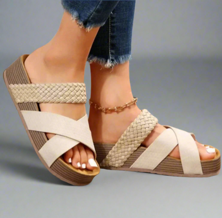 Dana | Orthopedic Sandals White