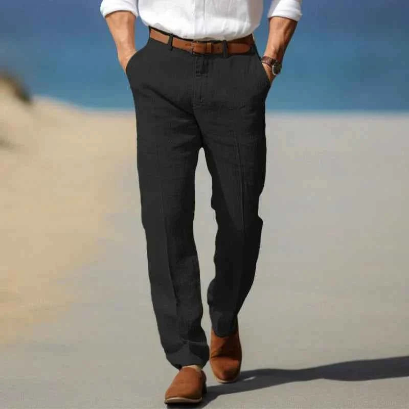 Men's Relaxed Fit Pants Black