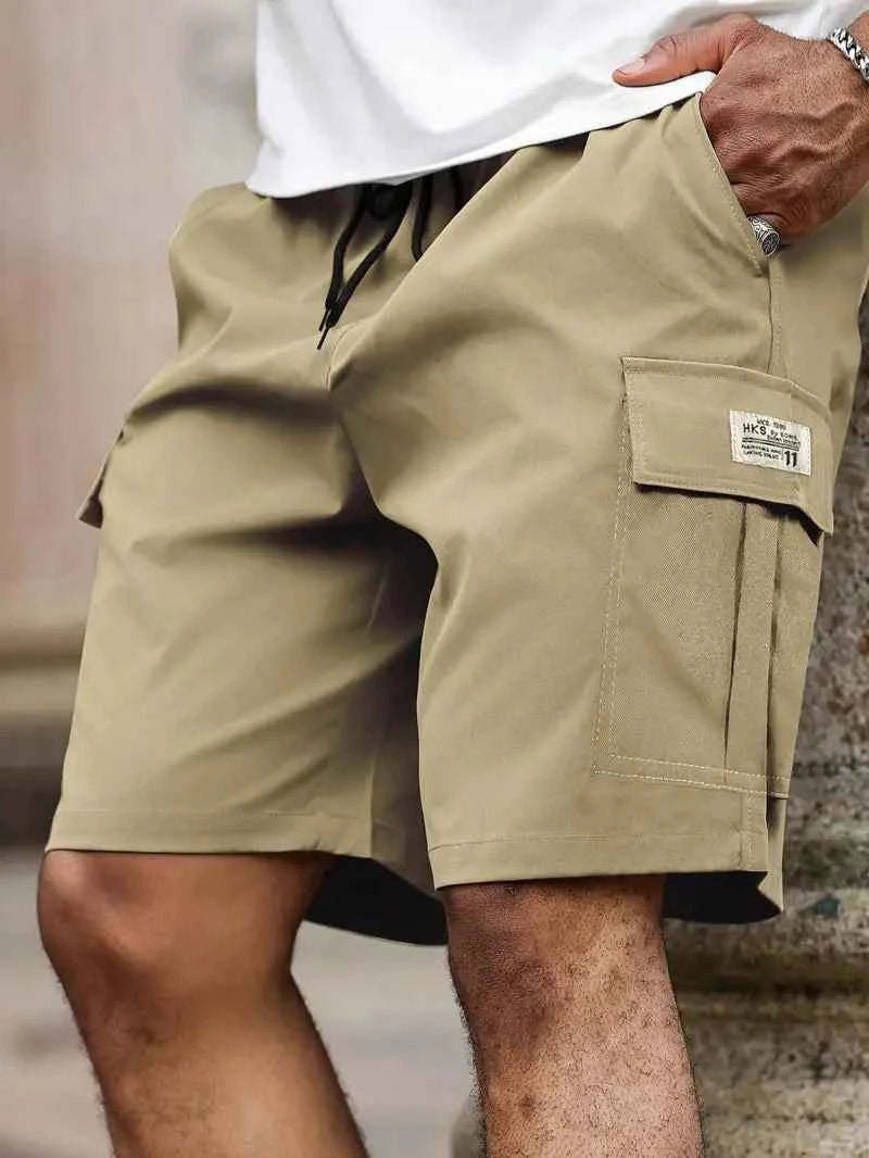 Glen | Versatile Cargo Shorts for Men - Comfortable and Stylish Khaki