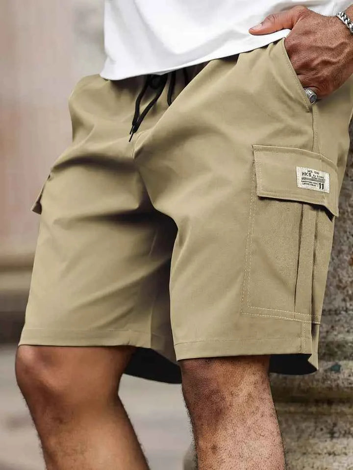 Glen | Versatile Cargo Shorts for Men - Comfortable and Stylish Khaki