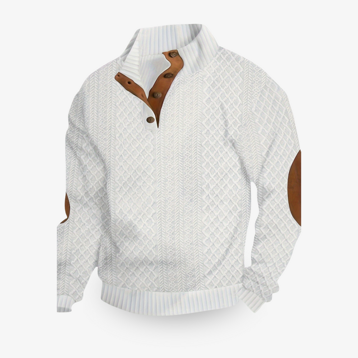 Men's Cozy Warm Sweater White
