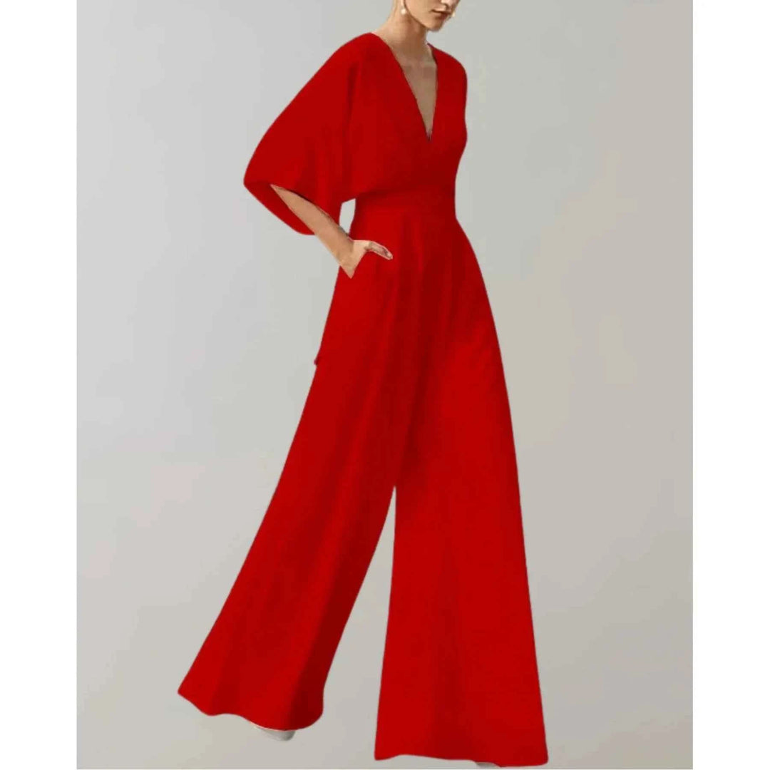Women's Soft-Fabric Fitted Jumpsuit