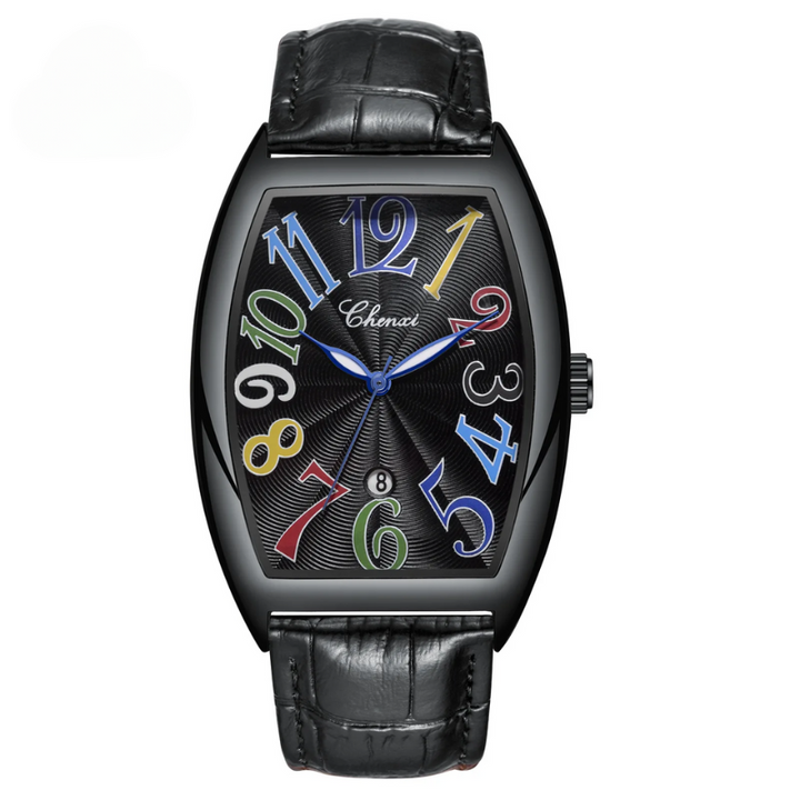 Elegant Leather Timepiece