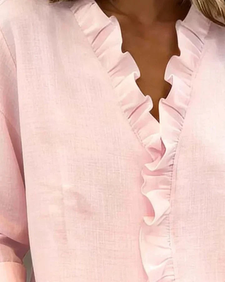 Women's Lightweight V-Neck Blouse