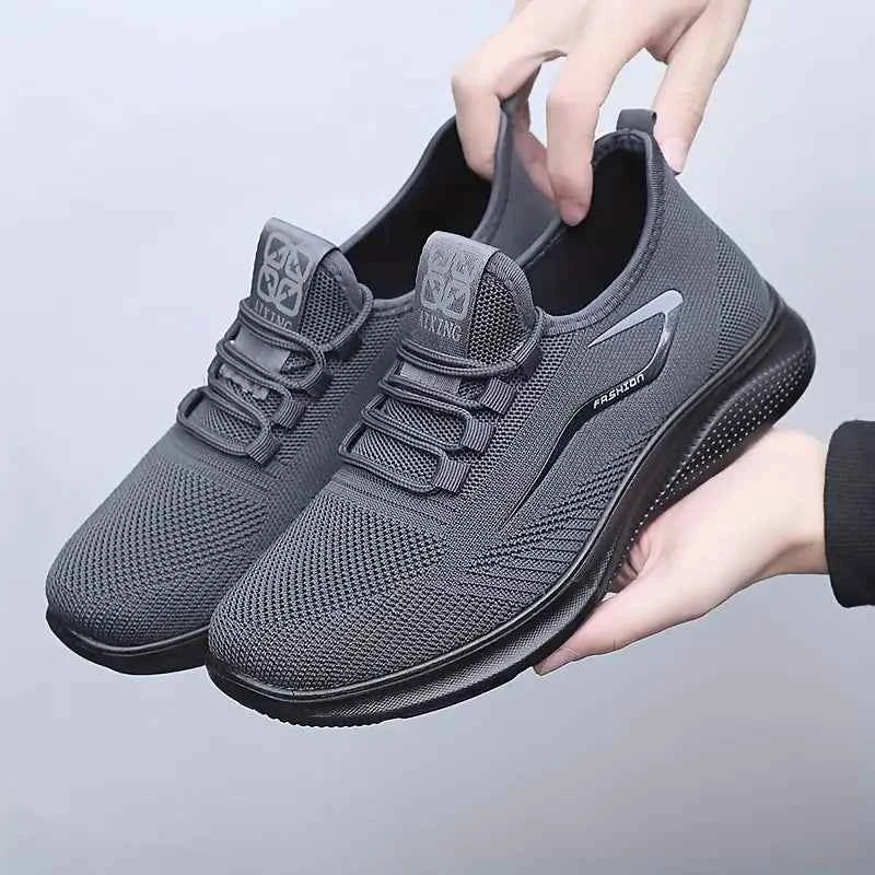 Murray | Men's Lightweight Lace-Up Casual Sneakers Gray