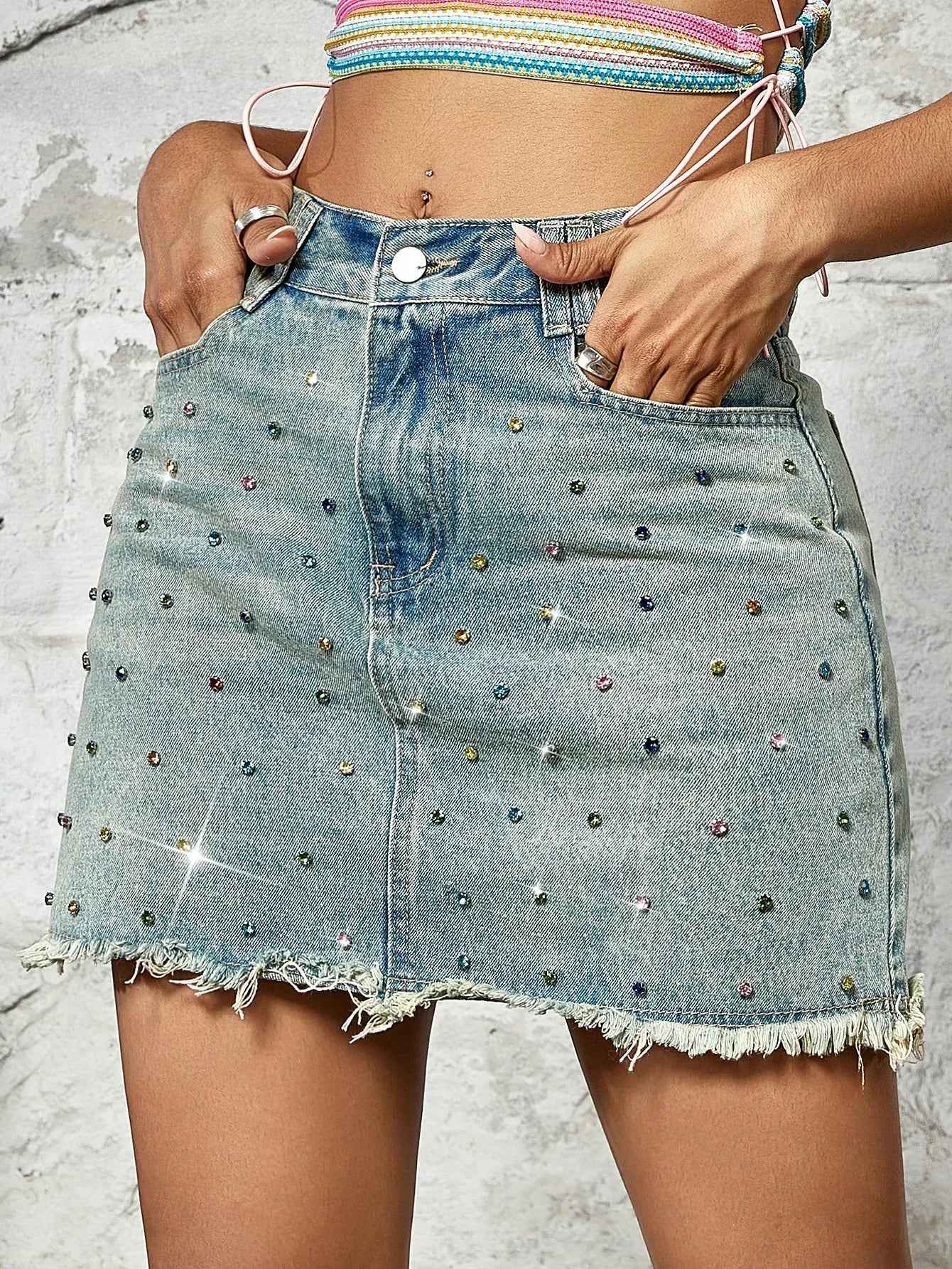 Women's Denim Mini Skirt