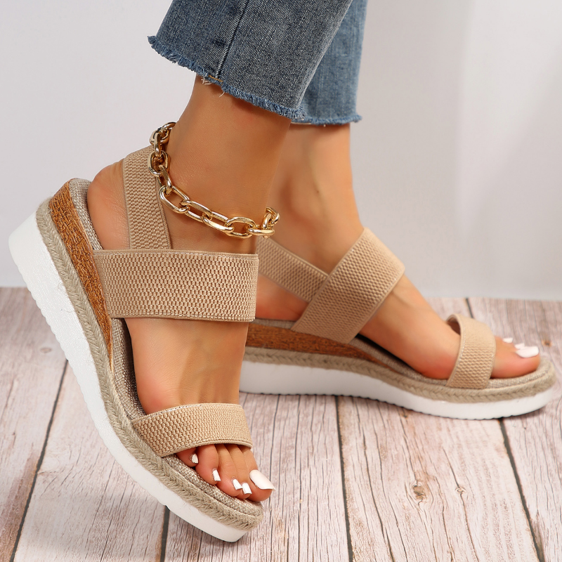 Marigold | Women's Orthopedic Cushioned Sandals Brown