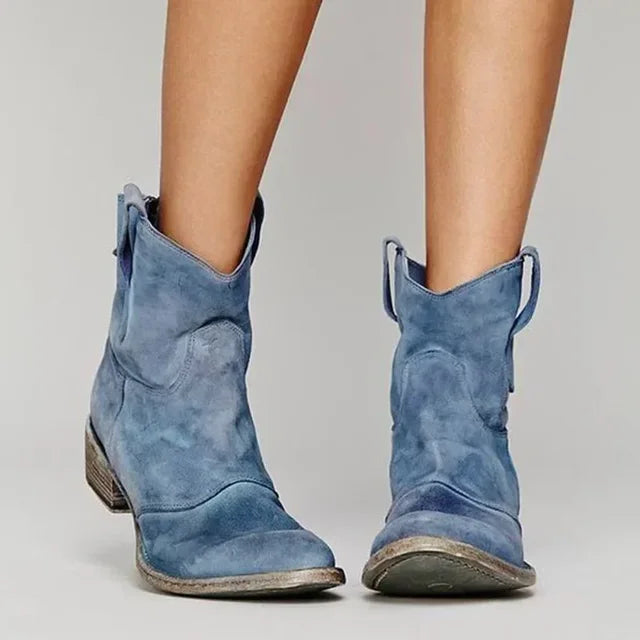 Women's Trendy Cowboy Boots Blue