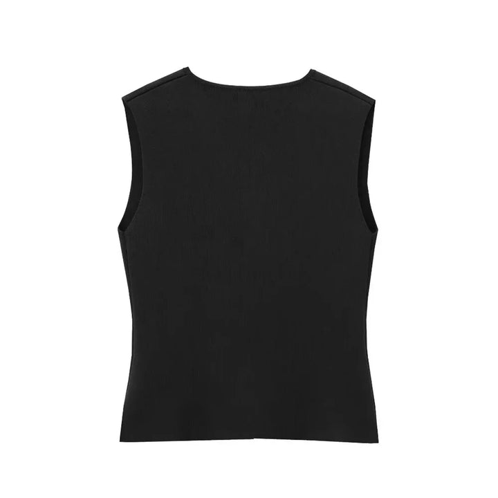 Imara | Women's Sleeveless Gilet Top - Elegant and Minimalistic