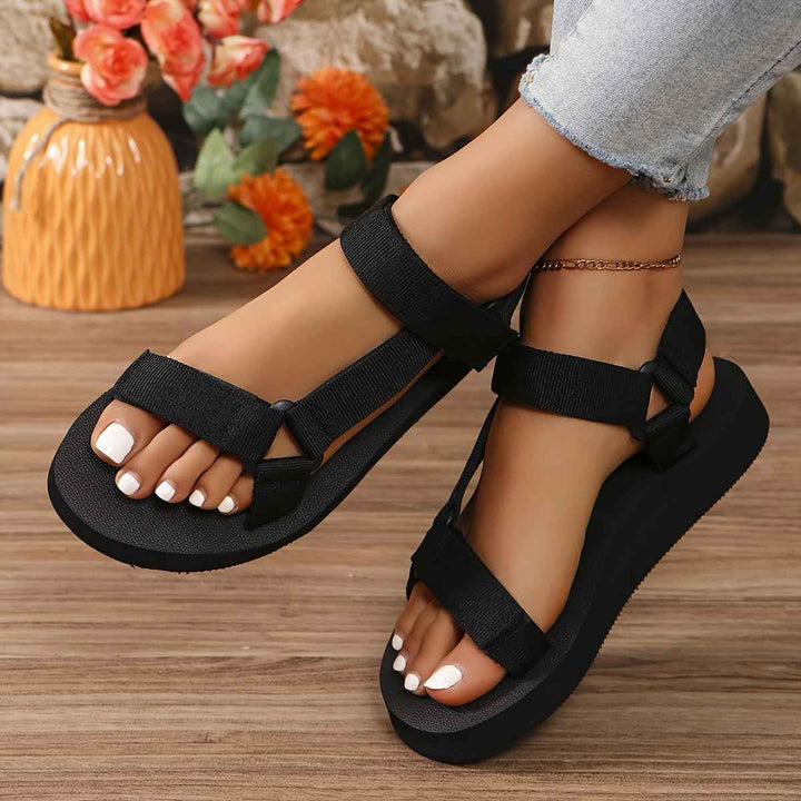 ActiveEase – Sporty Women's Sandals with Ankle Strap