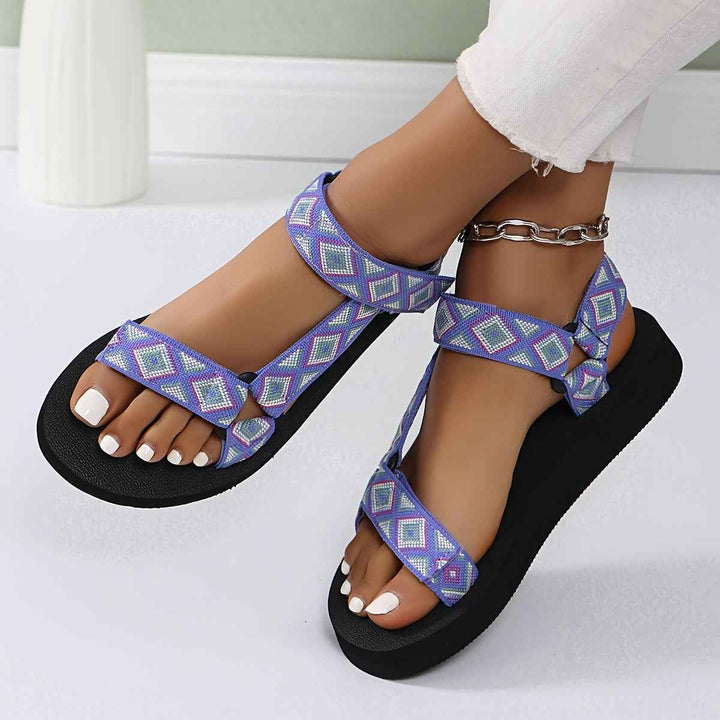 ActiveEase – Sporty Women's Sandals with Ankle Strap