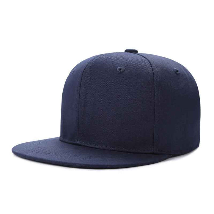 Adjustable Unisex Snapback Baseball Hats - Vibrant Multi-Color Hip-Hop Sport Caps for All Styles Navy Blue Adjustable