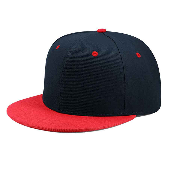 Adjustable Unisex Snapback Baseball Hats - Vibrant Multi-Color Hip-Hop Sport Caps for All Styles Navy Blue2 Adjustable