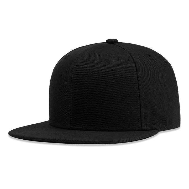 Adjustable Unisex Snapback Baseball Hats - Vibrant Multi-Color Hip-Hop Sport Caps for All Styles Black Adjustable