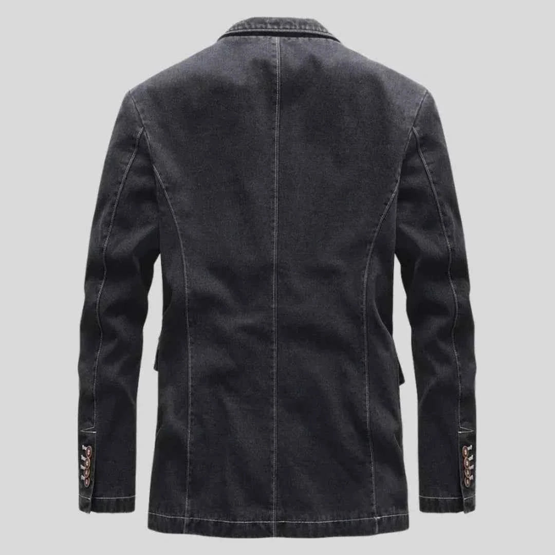 Men's Rugged Denim Blazer
