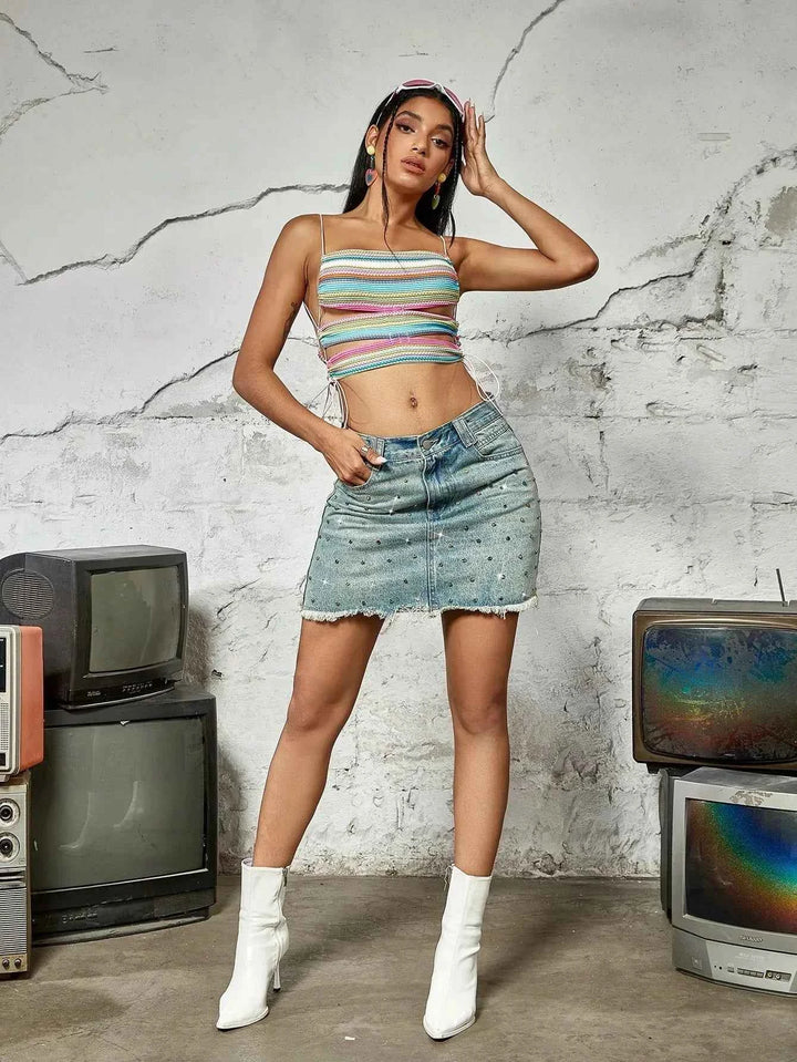 Women's Denim Mini Skirt