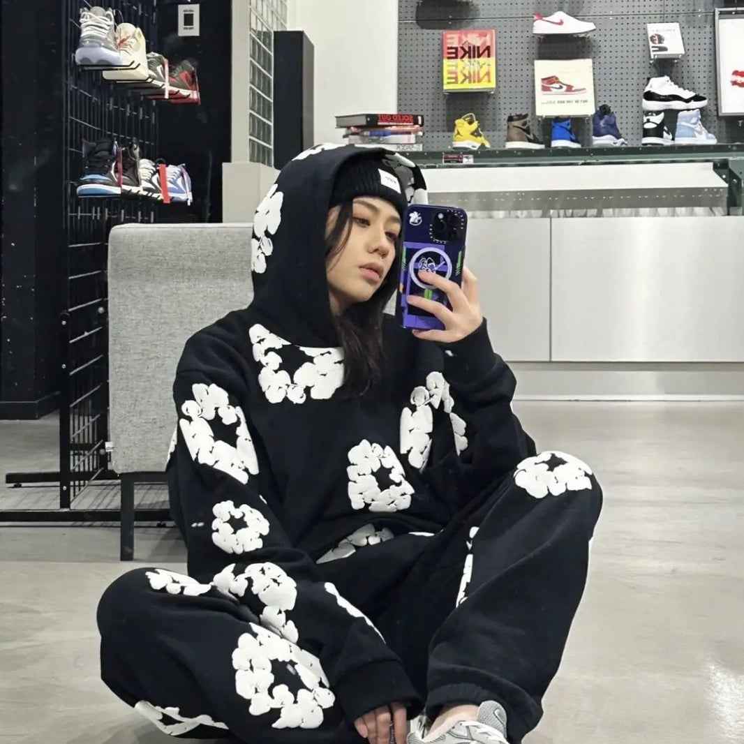 Aiden | Unisex Printed Tracksuit Set – Stylish Hoodie & Sweatpants