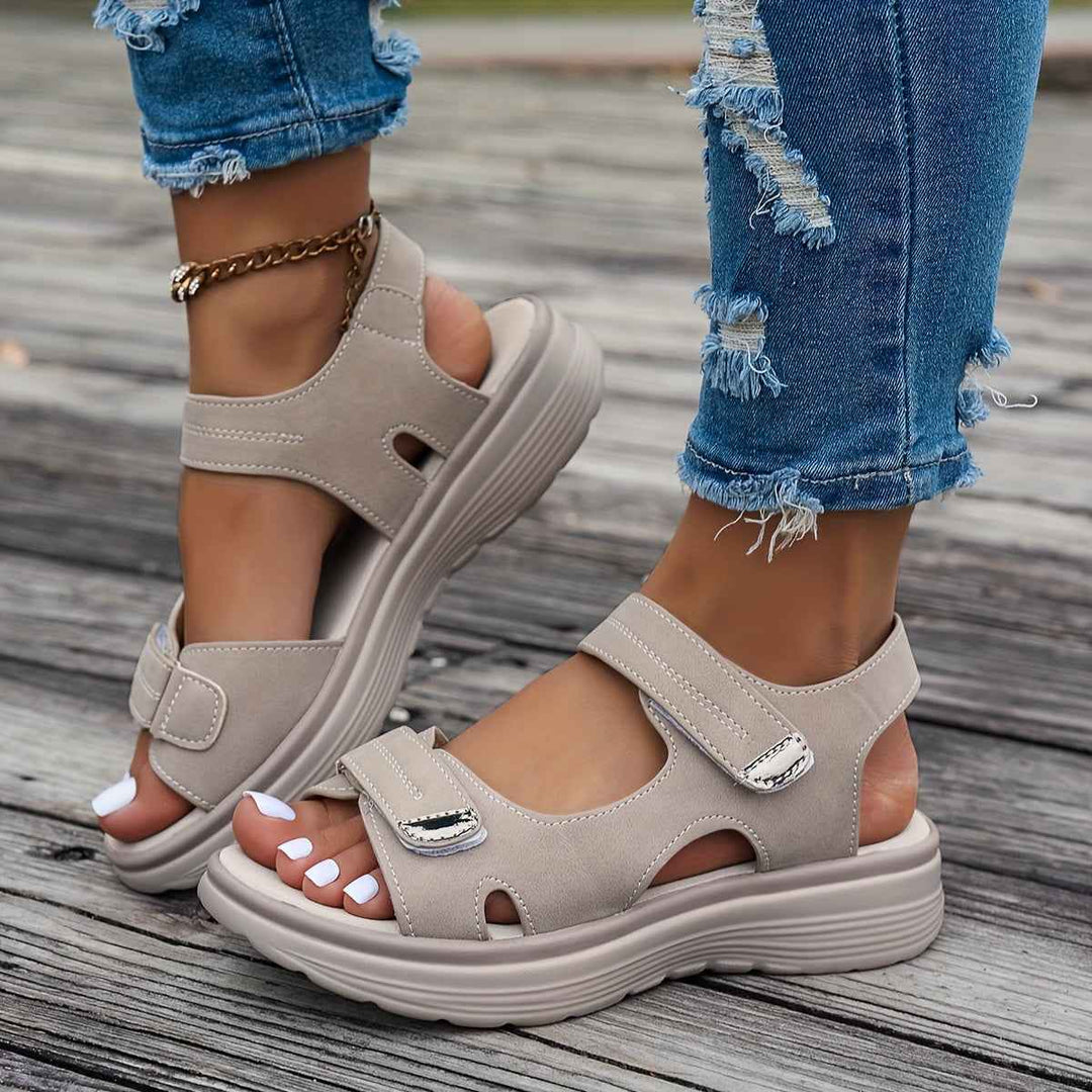 Samantha | Breathable Women's Sandals for Maximum Comfort Khaki